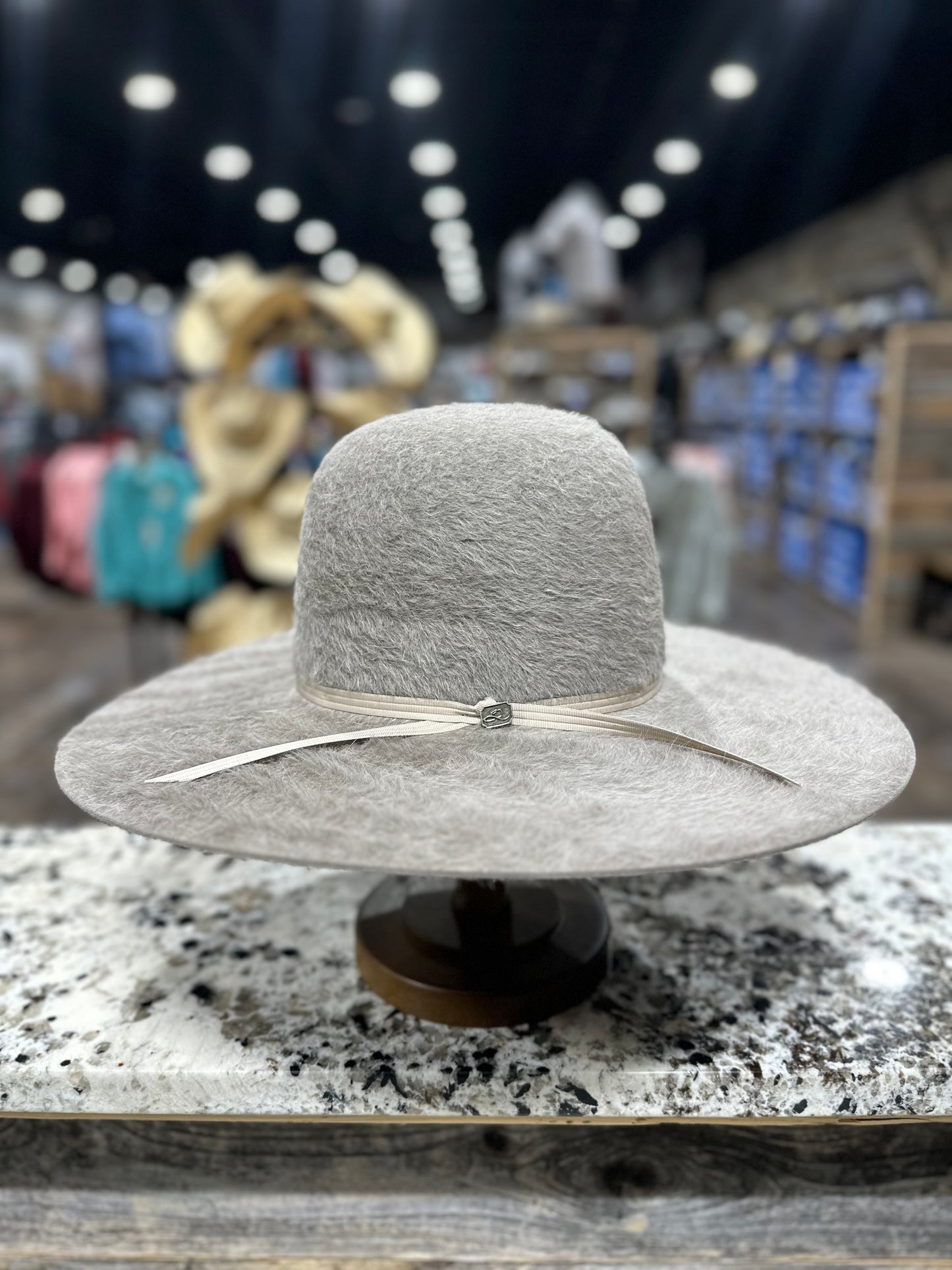 RESISTOL 8X KODIAK STONE OPEN CROWN 5 INCH BRIM