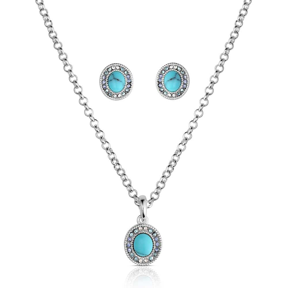 JS6540 | MONTANA SILVERSMITHS NORTHERN SKY TURQUOISE JEWELRY SET