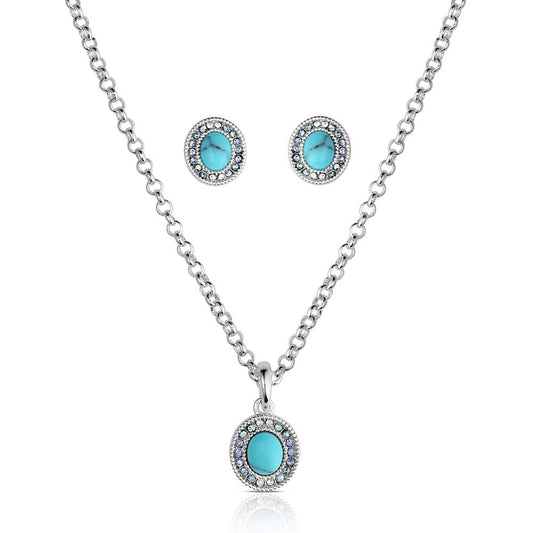 JS6540 | MONTANA SILVERSMITHS NORTHERN SKY TURQUOISE JEWELRY SET