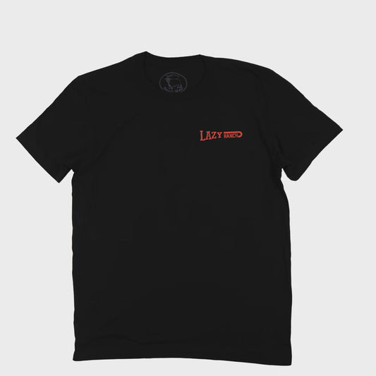 LAZY J RANCH BLACK DOMINO SS TEE