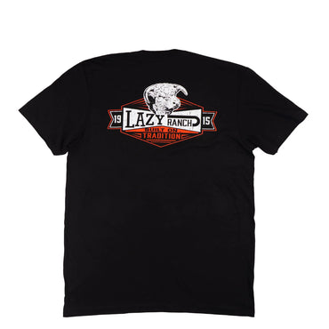 LAZY J RANCH BLACK DOMINO SS TEE