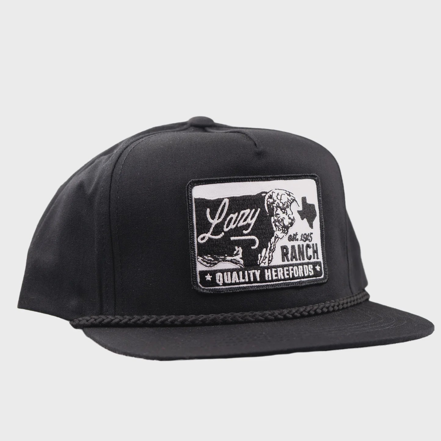 LAZY J RANCH BLACK LEGADO CLASSIC ROPE CAP