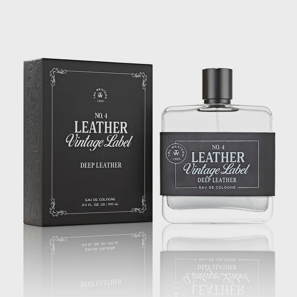 MEN'S NO. 4 LEATHER VINTAGE LABEL: DEEP LEATHER COLOGNE
