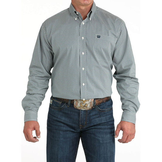 MTW1105968 | CINCH MENS TEAL LS BD SHIRT