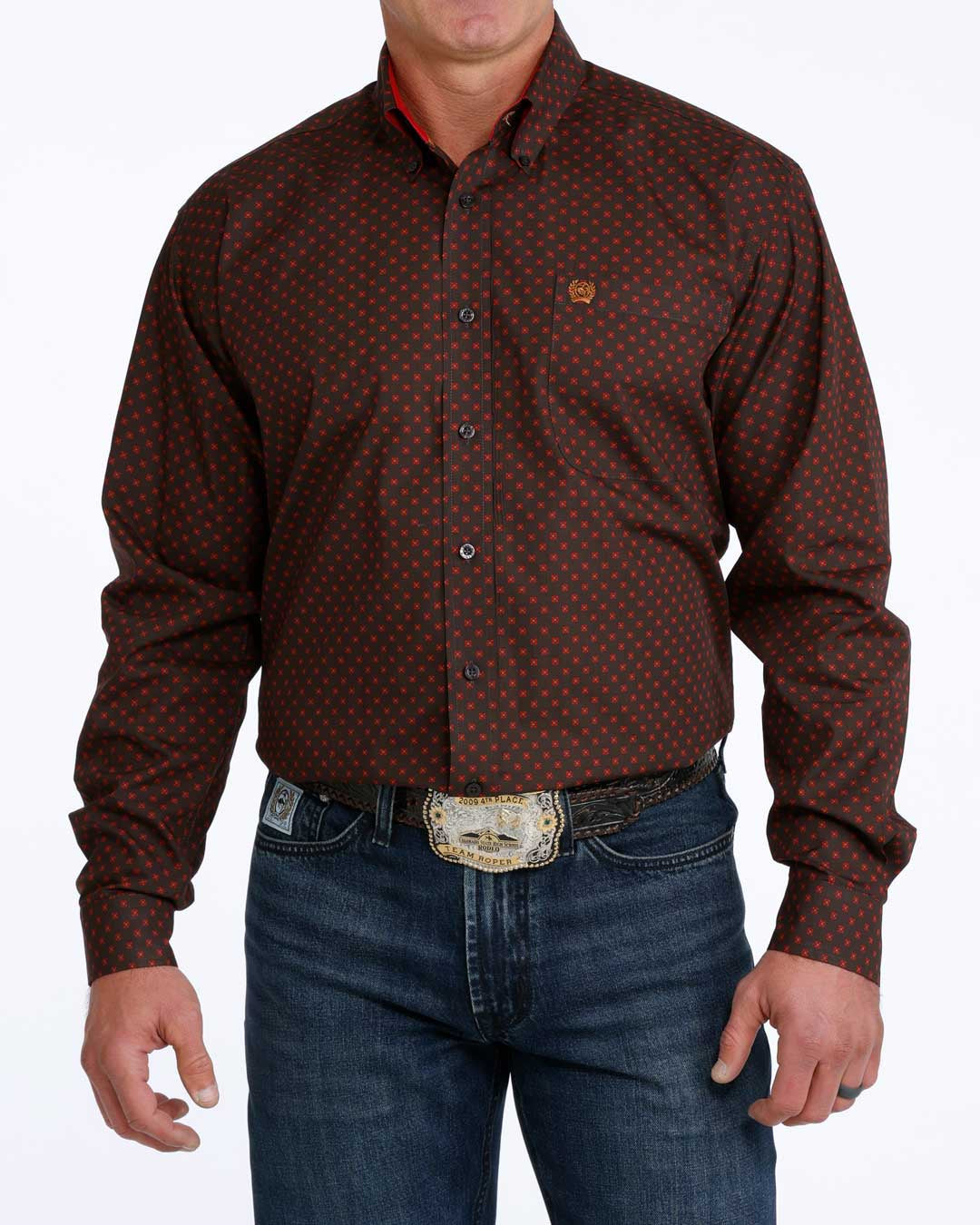 MTW1106178 | CINCH MEN'S PRINT L/S BUTTON UP