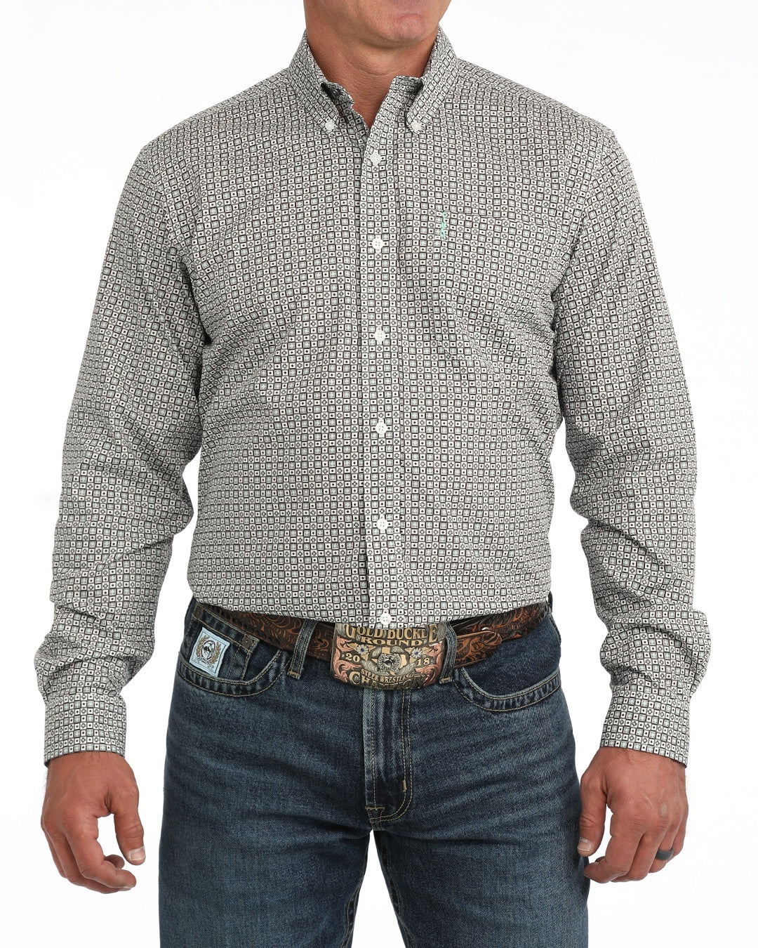 MTW1347169 | CINCH WHITE MODERN FIT MEN'S L/S SHIRT