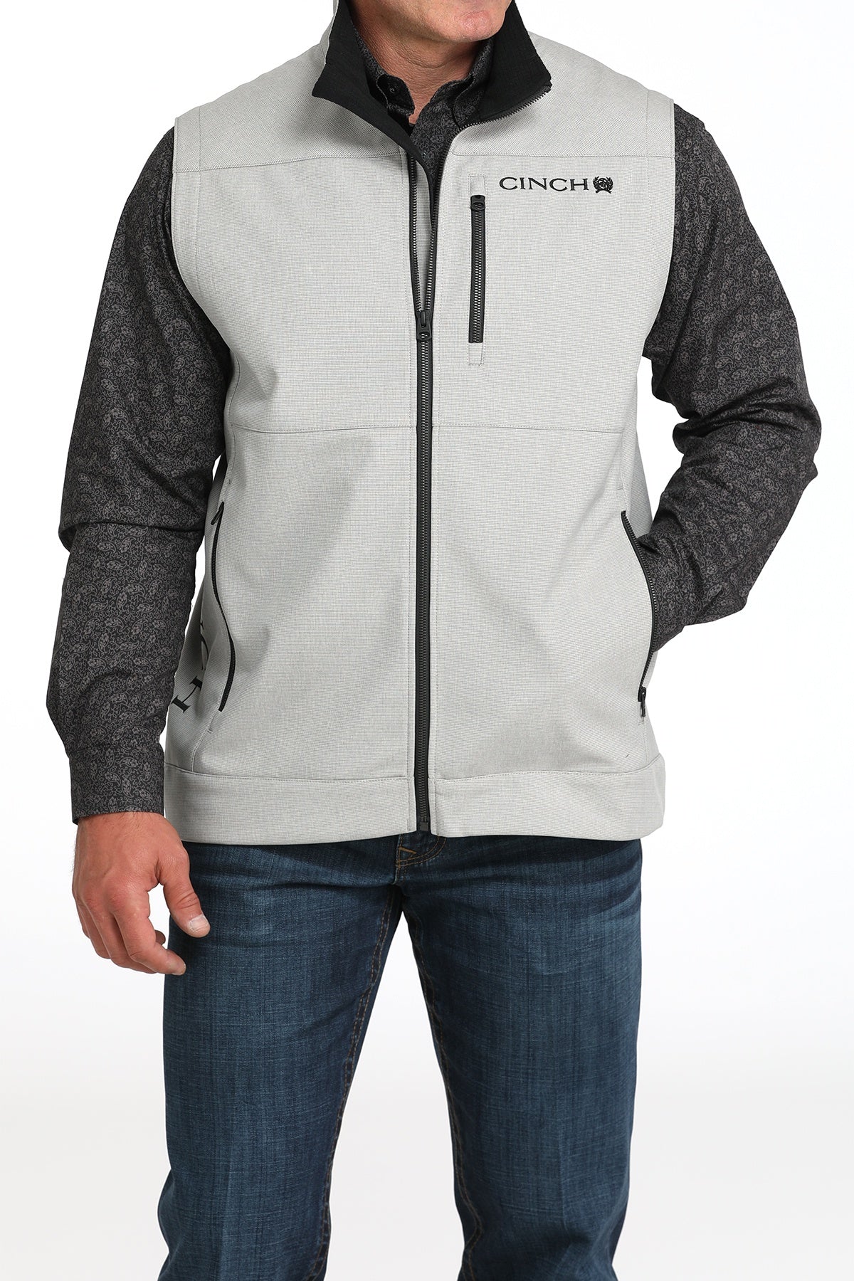 MWV1515027 | MEN'S CINCH GREY BONDED VEST