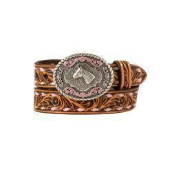 N4443230 | TWISTER BABY BUCKERS HORSE PINK STONE BELT