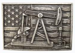 37957 | NOCONA RECTANGLE PUMP JACK BUCKLE