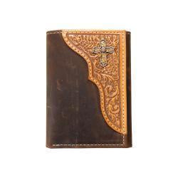 N500050244 | NOCONA CROSS CONCHO TRIFOLD WALLET
