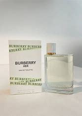 WOMEN'S BURBERRY HER PERFUME (white box, green ribbon)
