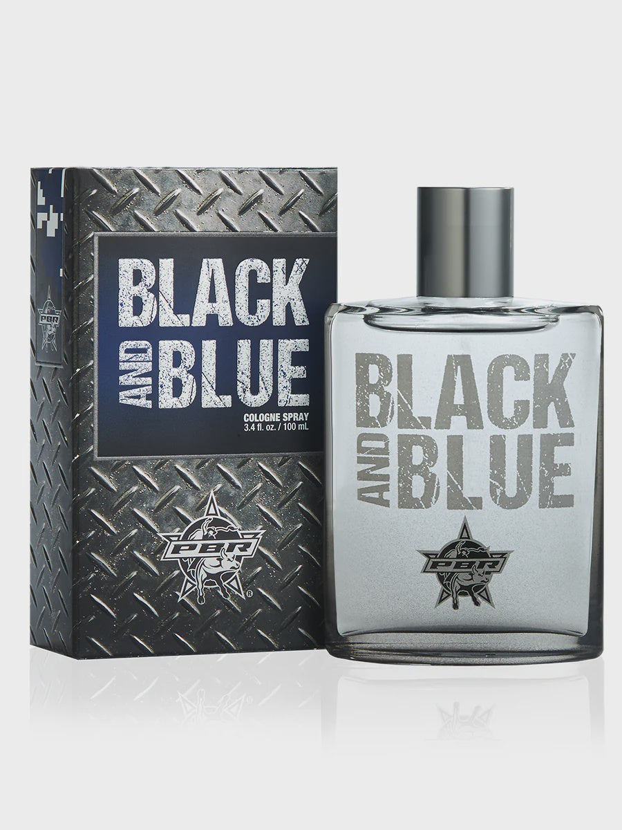 MEN'S BLACK AND BLUE COLOGNE