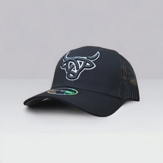 LOST CALF ANGUS CURVE CAP - BLK/WHT