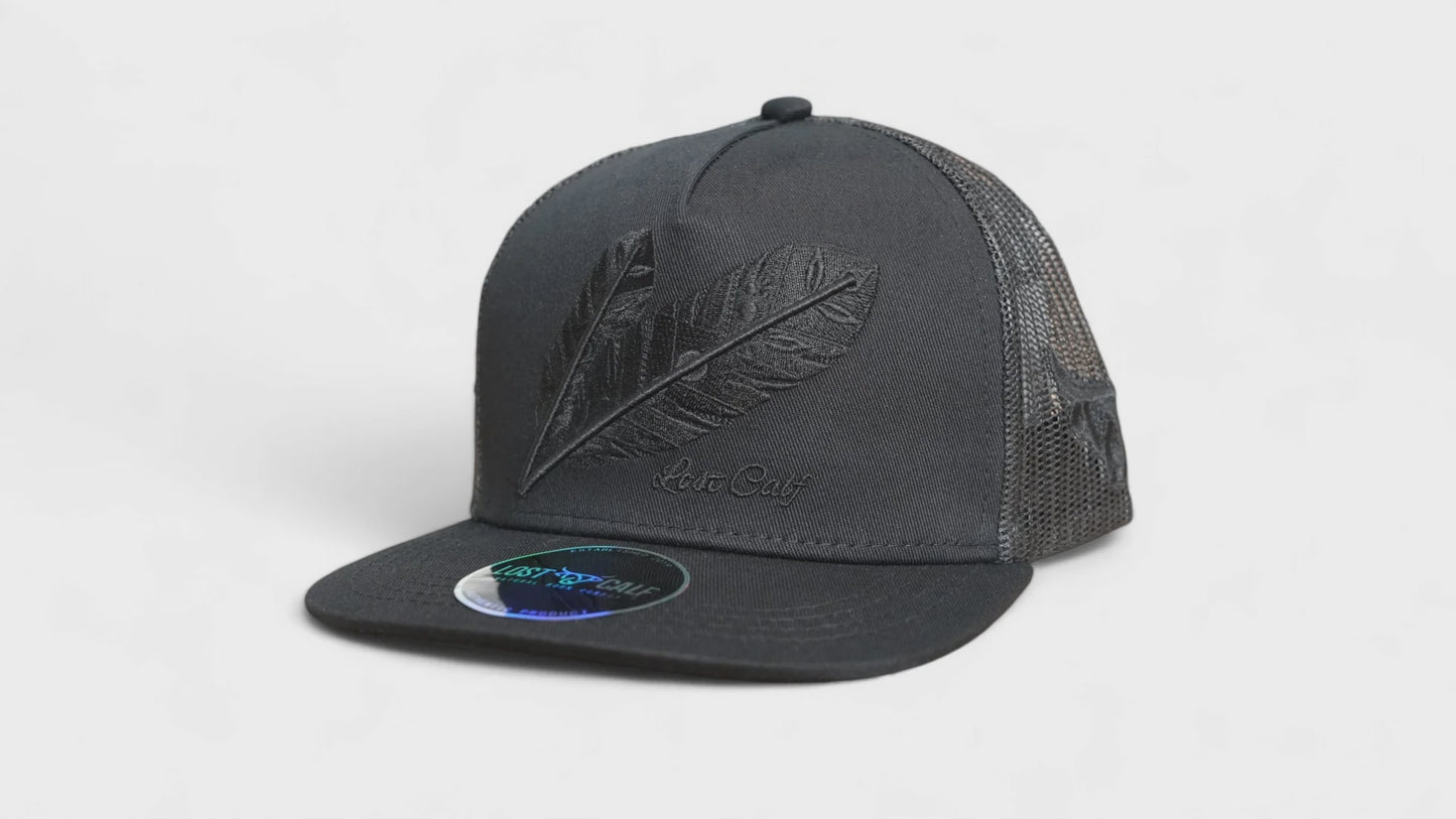 LOST CALF BLACKOUT TRIBE FLAT KIDS CAP