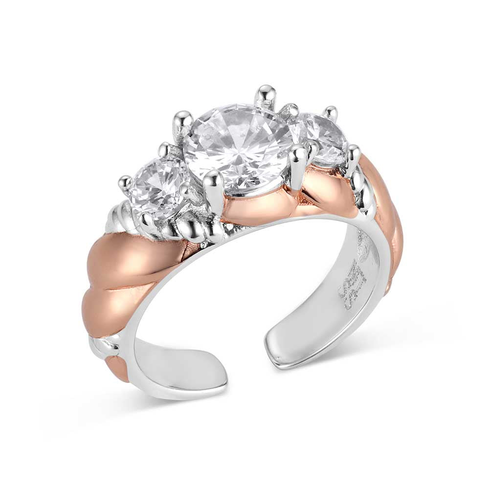 RG6526 | MONTANA SILVERSMITHS DRAPED IN LIGHT CRYSTAL RING