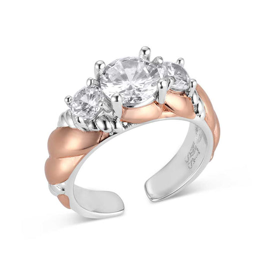 RG6526 | MONTANA SILVERSMITHS DRAPED IN LIGHT CRYSTAL RING