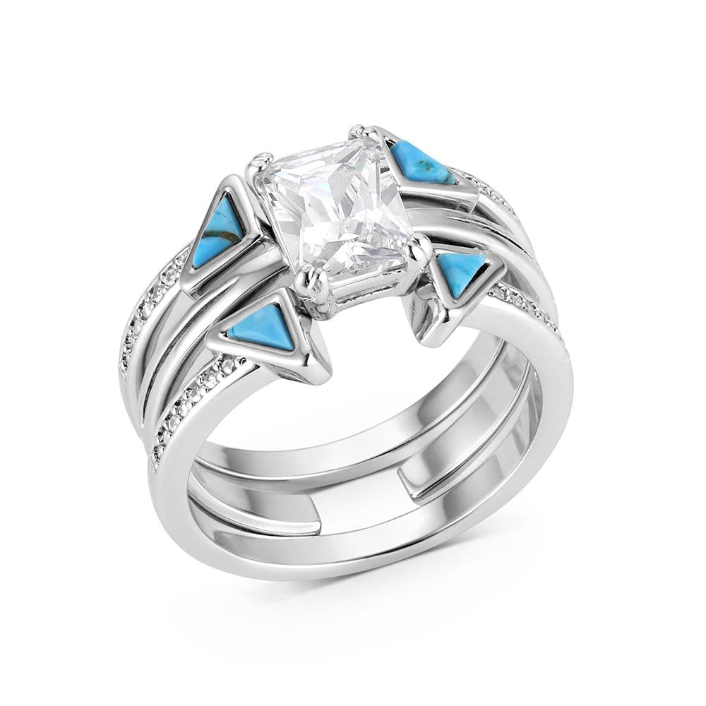 RG6549 | MONTANA SILVERSMITHS SKYLINE STACK RING SET