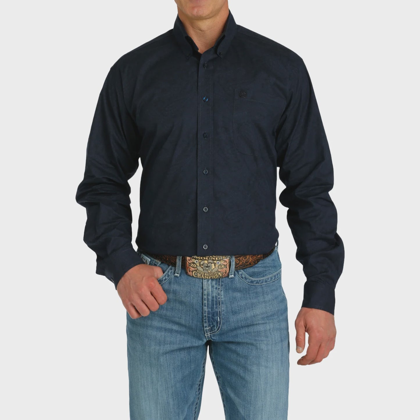 MTW1105774 | CINCH MENS NAVY PAISLEY