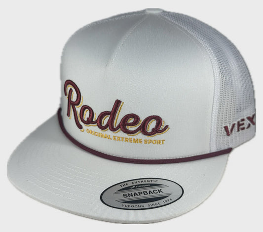 HT-225-020 | VEXIL RODEO EXTREME SPORT WHITE/WHITE MESH CAP
