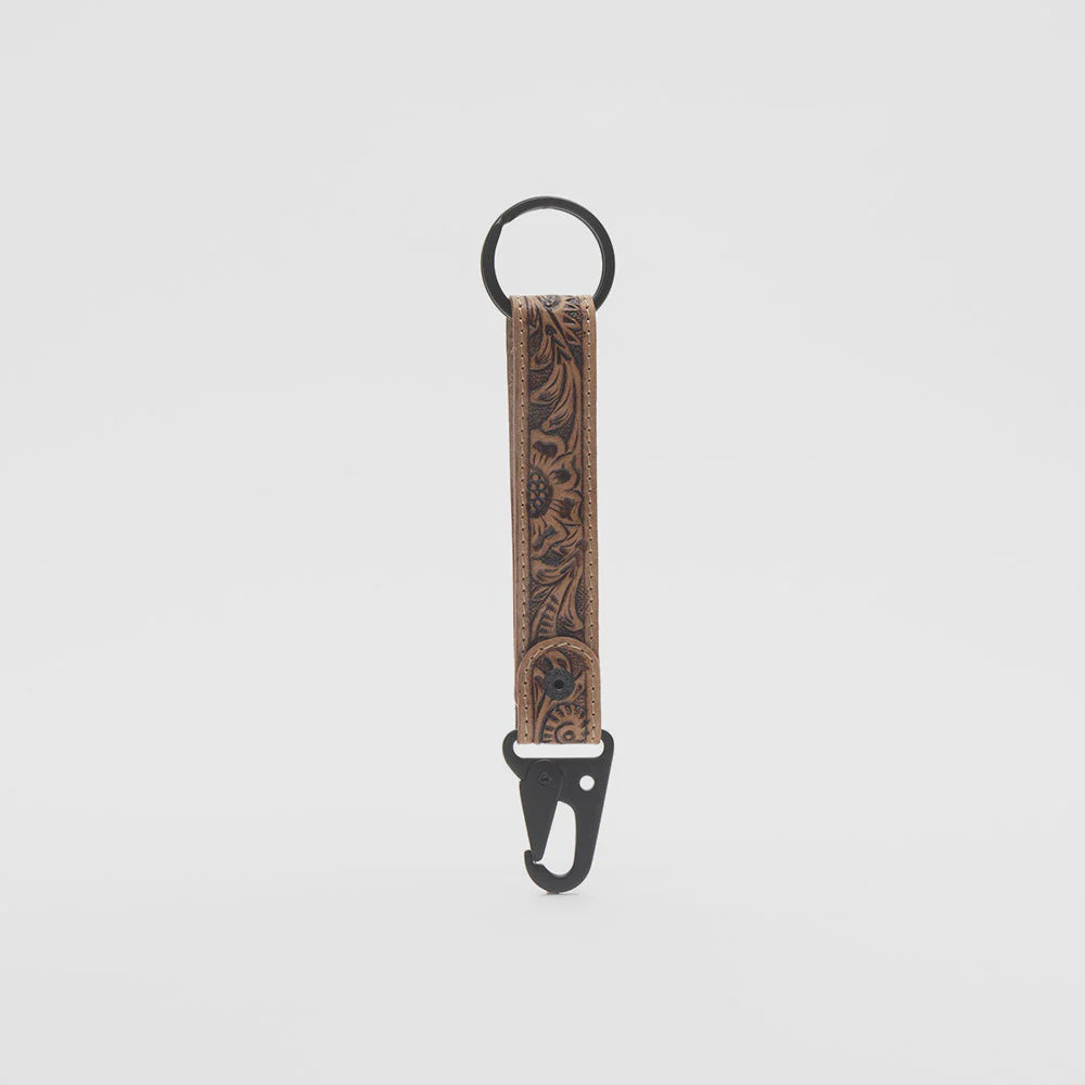 S-9633 | WESTERN DAYS HAND-TOOLED LEATHER KEY FOB