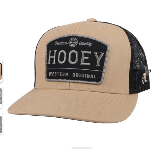 2108T-TNBK/ HOOEY TAN/BLACK TRIP TRUCKER CAP