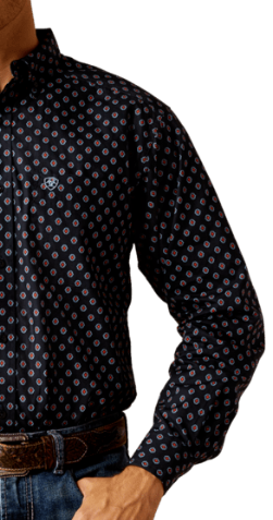 10052490 | ARIAT MEN'S DARK BLUE TAYLOR CLASSIC FIT LS SHIRT