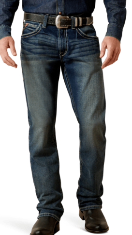 10030275 / MEN'S M5 SLIM STRETCH ADKINS STACKABLE STRAIGHT LET JEANS- LENNOX