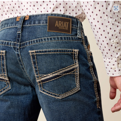 10079054 | ARIAT MEN'S M4 RELAXED BOOTCUT JEAN - SILVERTON/CRAWFORD