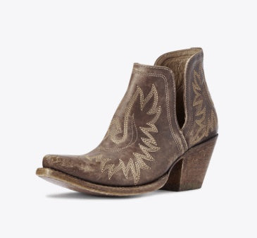 **FINAL SALE**10031487 |ARIAT WOMEN'S DIXON X TOE WESTERN BOOT - NATURALLY DISTRESSED