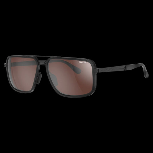S144BKBRSL | BEX DUSK BLACK-BROWN-SILVER SUNGLASSES
