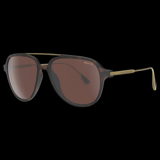 S121TBBS | BEX KABB HYBRID AVIATOR TORTOISE BROWN-BROWN SILVER SUNGLASSES