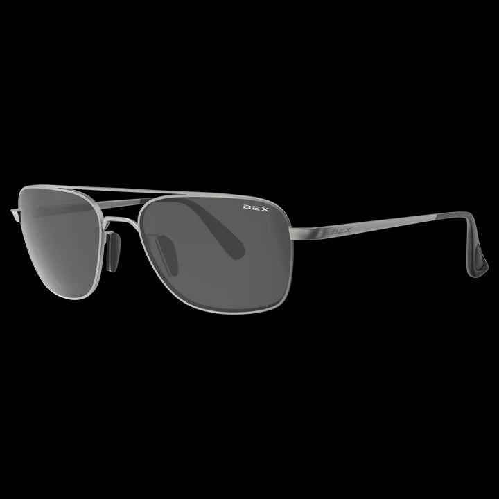 S115MSG | BEX MACH MATTE SILVER-GRAY SUNGLASSES
