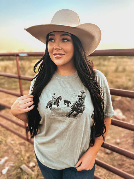 TEAM ROPIN | DOLLY ESTELLE ROPING TEE