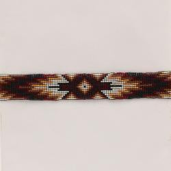 0274202 | TWISTER BROWN MULTI BEADED HATBAND