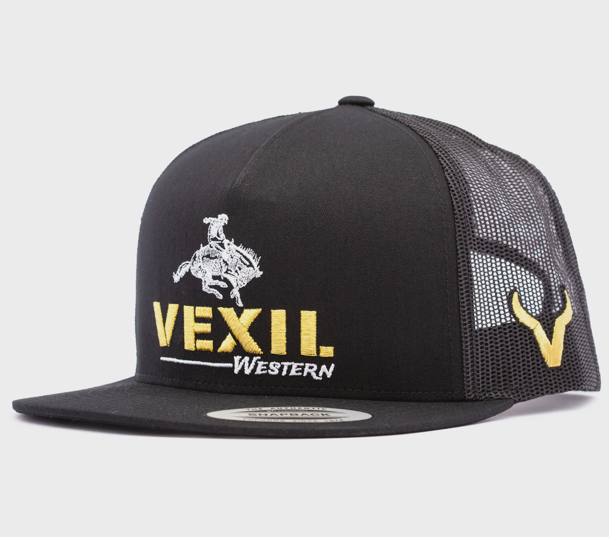 HT-424-004 | VEXIL WESTERN BRONC BACK/BLACK MESH CAP