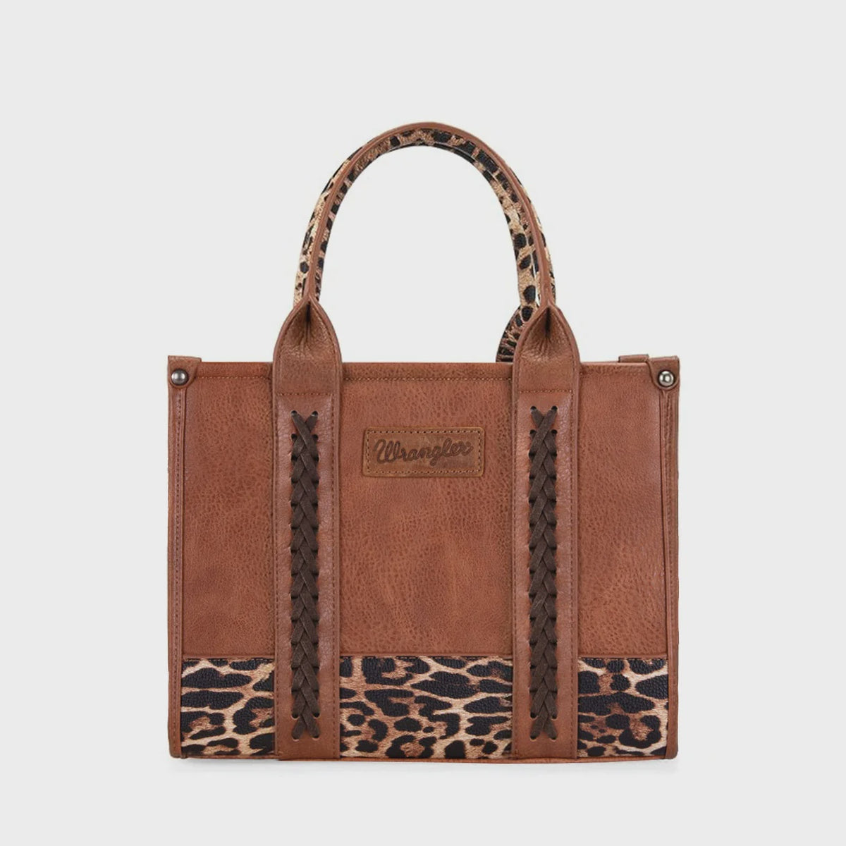 WG-HB-102-8120S-LP | WRANGLER LEOPARD PRINT CC TOTE