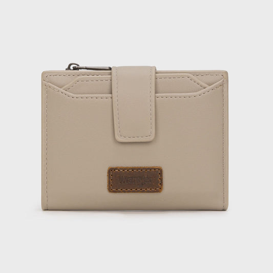 WG224-W074KH | WRANGLER KHAKI CARD HOLDER BI-FOLD WALLET
