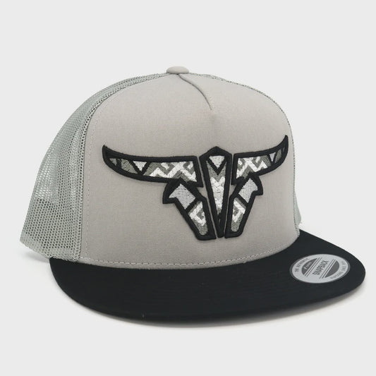 TORO BULL AZTEC BLACK/GREY TRUCKER HAT