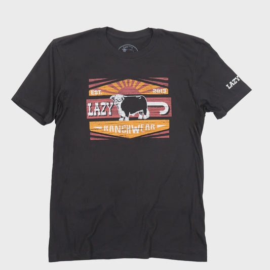 LAZY J RANCH BLACK SMOKELESS SS TEE