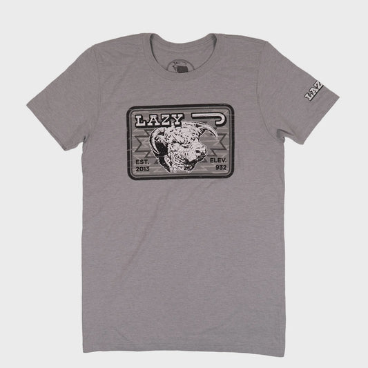 LAZY J RANCH GREY COWPOKE SS TEE