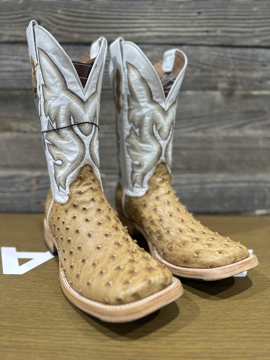 RANCHERS OSTRICH UMBER RANCHERO TOE HYBRID SOLE