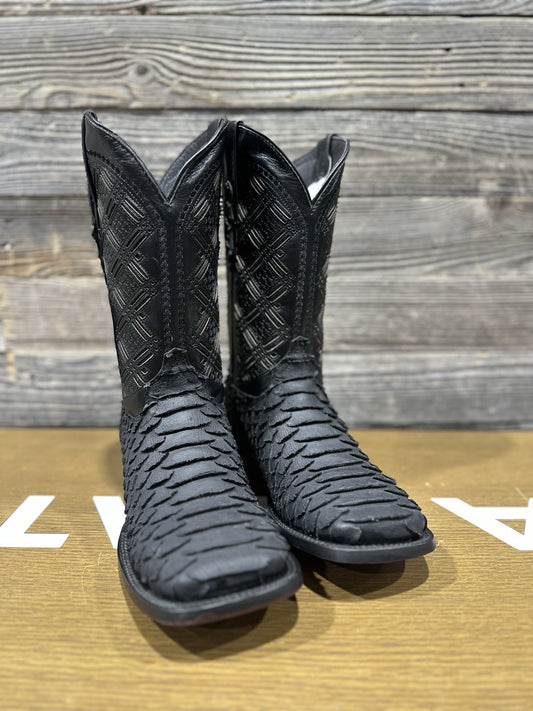 RANCHERS CLONE PYTHON BLACK RANCHER TOE RED BOTTOM