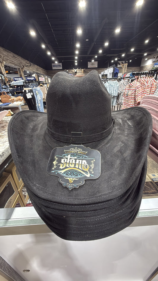 6004 | STONE KIDS BLACK FELT HAT