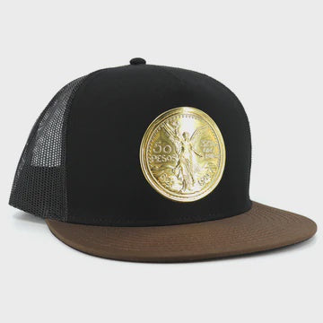 EL VIEJON CENTE BROWN/BLACK/GOLD CAP