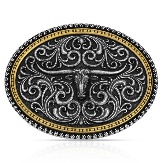 A1077P | ATTITUDE TWO TONE STOCKYARD BUCKLE