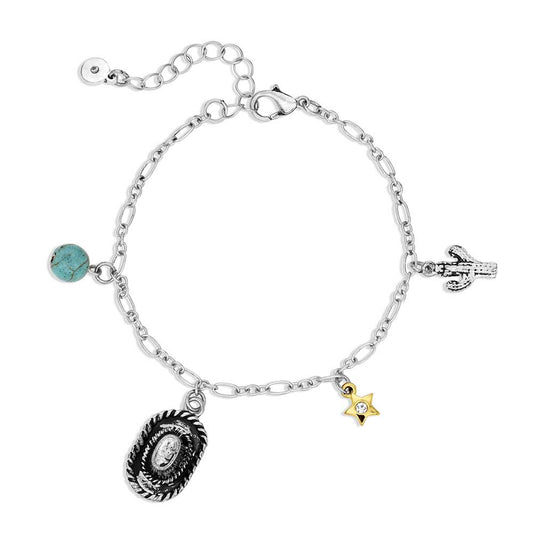 ABC6256 | ATTITUDE LIGHT HEARTED CHARM BRACELET