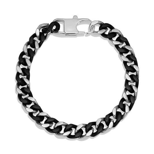 BC6365 | MONTANA SILVERSMITHS 2-TONE CUBAN LINK BRACELET