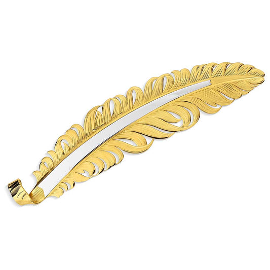 HF5833NE | MONTANA SILVERSMITHS GOLDEN HAT FEATHER