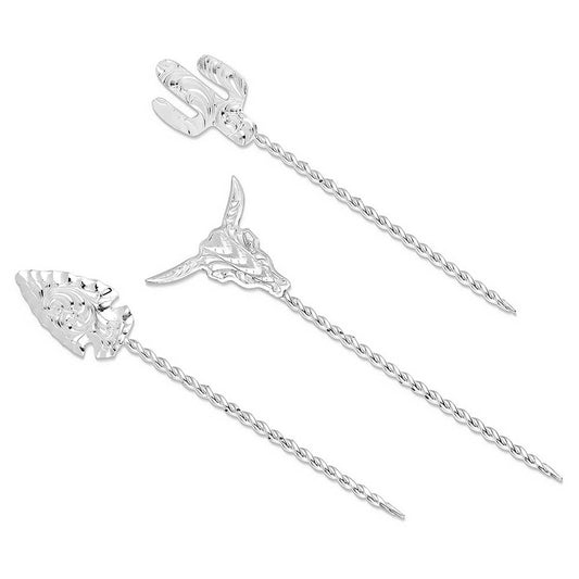 HPK100 | MONTANA SILVERSMITH SET OF 3 HAT PICKS