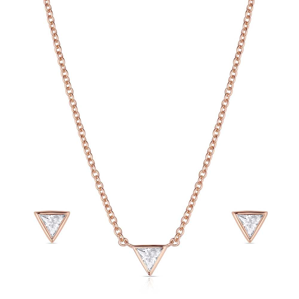 JS6380 | MONTANA SILVERSMITH ROSE OF THE ROCKIED JEWELY SET